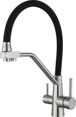 Zdjęcie produktu dla Bateria kuchenna WEZER INX4A-08 z podłączeniem do filtra wody