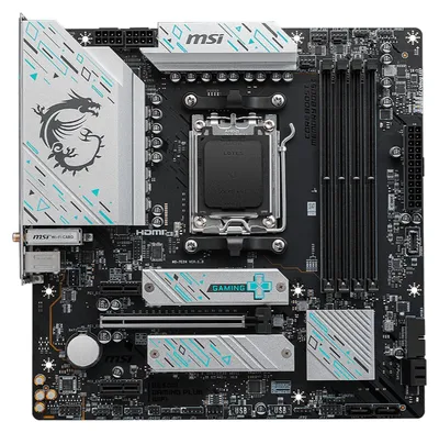Obrázok produktu pre MSI B650M GAMING PLUS WIFI, AMD, Pätica AM5, Pätica AM5, 192 GB, DDR5-SDRAM, 192 GB
