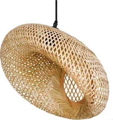 Productafbeelding van Hanglamp BOHO, 50 cm, gemaakt van met de hand gevlochten bamboe