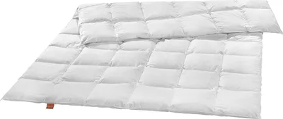 Produktbild von sleepling - Federdecke, 155 x 220 cm, Füllung 100% Federn, Bettdecke aus Federn, Steppbett