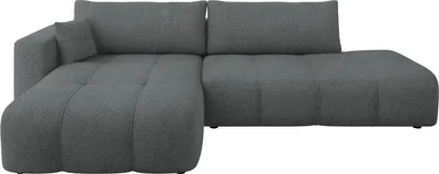 Produktbild von MIRJAN24 Ecksofa Furyn O, Wohnzimmer Eckcouch mit Bettkasten und Schlaffunktion, L-Form, Seite Links (Farbe: Coral 80)