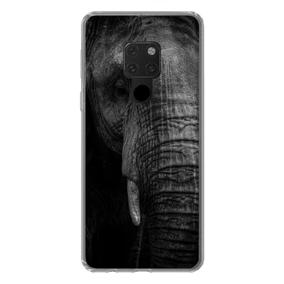 Produktbild von MuchoWow® Handyhülle Schutzhülle Hülle für Huawei P40 Lite Elefant - Tier - Porträt Silikon Softcase Handy Hülle - Handy
