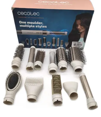 Produktbild von Cecotec CeramicCare 12in1 AirGlam, Multistyler, Airflow, Beige, Champagne, 1,8 m, 1400 W