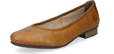 Produktbild von Rieker Damen Ballerina Leder klassisch Riricon Sohle 51994, Größe:41 EU, Farbe:Braun