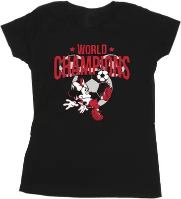 Produktbild von Disney - "World Champions" T-Shirt für Damen BI33489 (L) (Schwarz)
