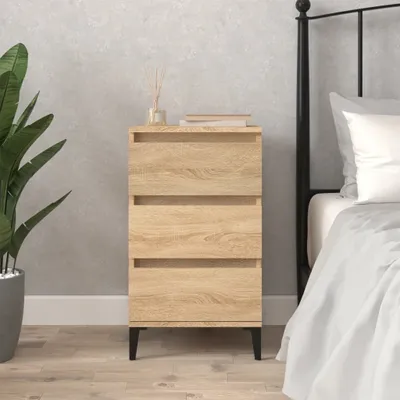 Obrázek produktu pro vidaXL Noční stolek Sonoma Dub 40x35x70 cm výrobek ze dřeva