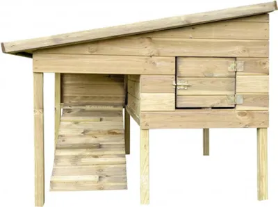 Produktbild von Hühnerstall aus Holz imprägniert 120x116x104