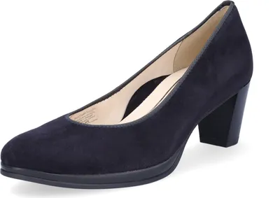 Produktbild von Ara Damen Leder Pumps blau Samt 9