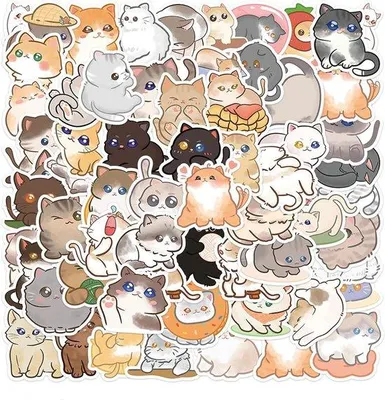 Produktbild von Kinderkattenstickers - 120 Stück - Wasserdicht - Geburtstagsfeiertags-Thema