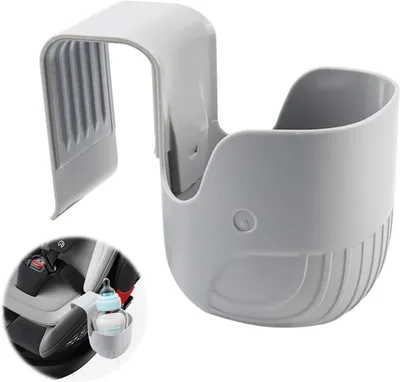 Productafbeelding van Universele bekerhouder voor kinderautostoelen, zwart, geschikt voor babyautostoelen en rolstoelen