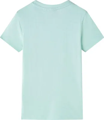 Produktbild von vidaXL Kinder-T-Shirt Helles Minzgrün 116