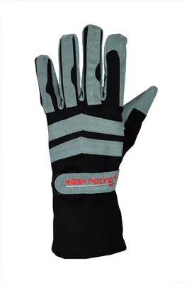 Produktbild von GRIP II Motorsport Handschuhe, Kart Handschuhe, keep-racing®, schwarz , Größe:9 (S) = 18 - 21.5cm