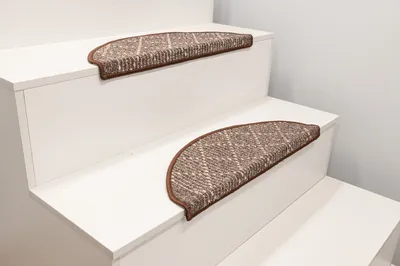 Obrázok produktu pre Protiskluzová rohož na schody BOULEVARD 9218 v hnedej farbe, 64 x 23 cm, sada 15 kusov