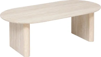 Image de Eazy Living Couchtisch 120 cm Éthan Travertin