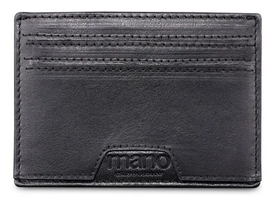 Immagine prodotto di mano Pelle portacarte Don Marco Card Case Black nero