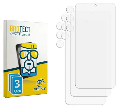 Produktbild von 3x BROTECT Schutzglas für Samsung Galaxy S26 FE (Display+Kamera) Schutzfolie Panzer Folie Glas Display Schutz klar