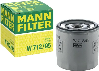 Produktbild von Ölfilter MANN-FILTER W 712/95 Anschraubfilter für VW Golf VII Schrägheck (5G1, BQ1, BE1, BE2) Polo Schrägheck (6R1, 6C1) Passat Variant (3G5, CB5)