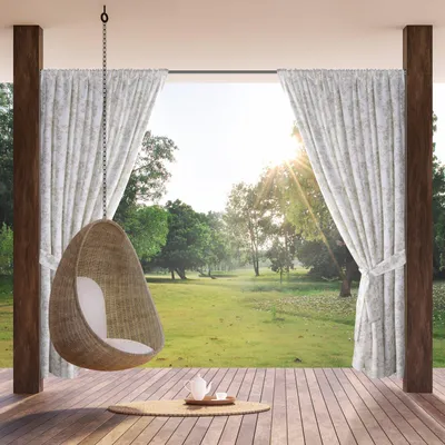 Obrázok produktu pre Vodotesná záclona na terasu GARTEN 12 155X200 tyčová priechodná
