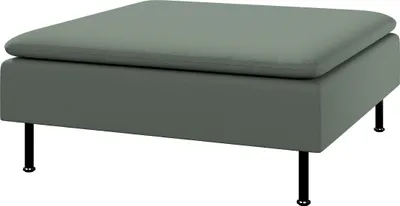 Produktbild von Dekoria Bezug für Söderhamn Fußhocker, grün, 93 x 93 x 40