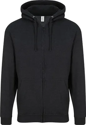 Immagine prodotto di Just Hoods JH050 | Felpa con cappuccio con zip / Zoodie da uomo - Colore: Nero fumo - Taglia: M