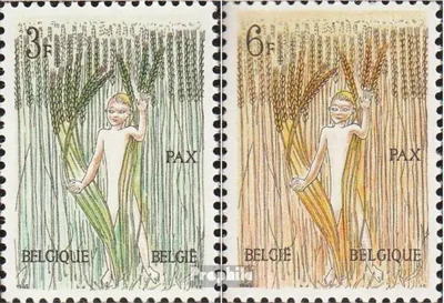 Produktbild von Briefmarken Belgien 1963 Mi 1311-1312 (kompl.Ausg.) postfrisch Sondermarken