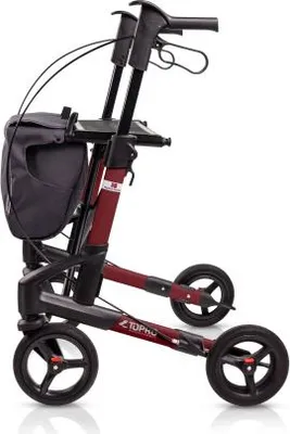 Produktbild von Rollator Troja 5G Black Series M>>>>Farbe: bordeauxrot