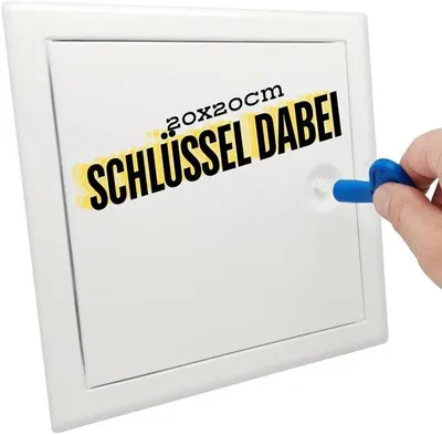 Produktbild von Inspektionsklappe Wartungsöffnung 20x20 cm Weiß