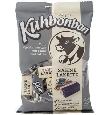 Obrázek produktu pro Cow candy krémová lékořice jednotlivě balené měkké karamely 200g