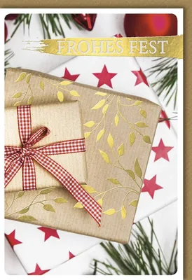 Produktbild von Weihnachten - Glückwunschkarte im Format 11,5 x 17 cm mit Umschlag