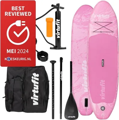 Produktbild von VirtuFit Supboard Ocean 275 – Pink – Mit Zubehör und Tragetasche