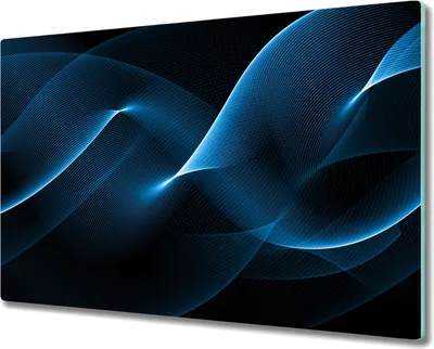 Produktbild von Coloray Kochplattenabdeckung Herdabdeckplatte 80x52 cm Hackbrett Schneidebrett Küchenbrett - Wellen