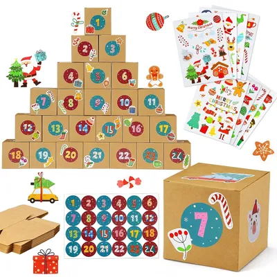 Produktbild von Adventskalender zum Befüllen - Wiederverwendbarer Kalender zum Selbstbefüllen