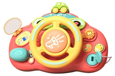 Productafbeelding van Simulatiestuur, interactief speelgoed, educatief, schattig, ideaal cadeau, geschikt voor jongens en meisjes, roze