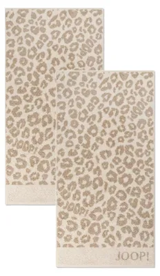 Produktbild von 2 Stück Joop! Handtücher Leo Allover 1707-36 creme 50x100