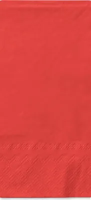 Produktbild von Sovie HORECA Serviette in Rot aus Tissue 3-lagig, 40 x 40 cm, 1/8 Falz, 100 Stück