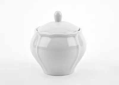 Image de Lubiana Sucrier Maria Porcelaine Blanc 300ml