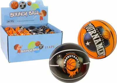 Obrázok produktu pre Mäkká lopta s priemerom 7 cm čierna oranžová