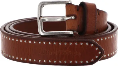 Produktbild von Marc O'Polo Leder Gürtel Elea-Rivet Belt Ladies W80 Burnt Camel braun