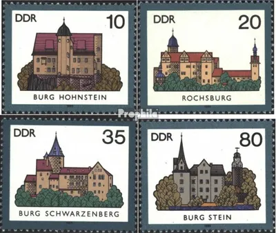 Produktbild von Briefmarken DDR 1985 Mi 2976-2979 (kompl.Ausgabe) postfrisch Burgen (II)