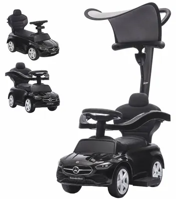 Produktbild von AIYAPLAY 3-in-1 Rutschauto mit Schiebstange Mercedes-Benz Rutschfahrzeug
