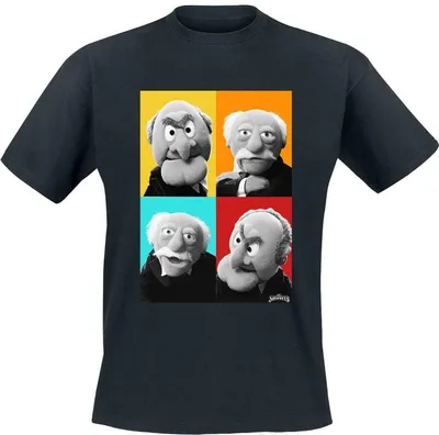 Produktbild von The Muppets T-Shirt Herren Waldorf & Statler schwarz M