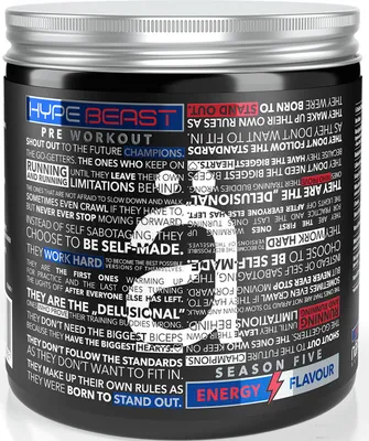 Produktbild von NanoSupps Hype Beast (320g) Energy - Pre-Workout - Pre-Workout Booster