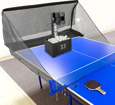 Obrázok produktu pre Automatický stroj na pingpongové loptičky – výkon 36 W – kapacita 100 lôpt – tréningový prístroj na stolný tenis