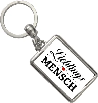 Produktbild von Lieblingsmensch Schlüsselanhänger in weiß