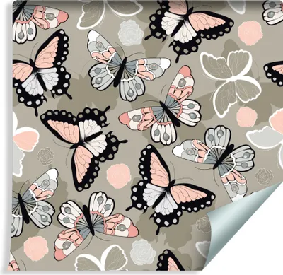 Produktbild von 10m VLIES TAPETE Rolle Kinderzimmer Schmetterlinge Himmel Natur Blumen XXL