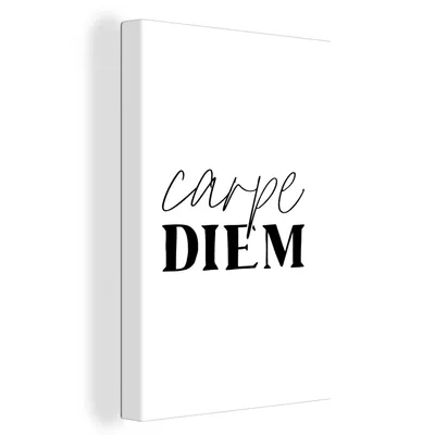 Obrázek produktu pro OneMillionCanvasses® Malba na plátně Nástěnná malba na plátně - Carpe diem - Využij dne - Citáty - Přísloví - 40x60cm