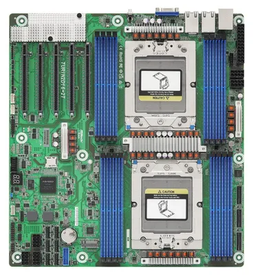 Zdjęcie produktu dla Asrock TURIN2D16-2T, AMD, Socket SP5, AMD EPYC 9004, DDR5-SDRAM, 256 GB, DIMM