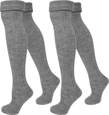 Produktbild von normani 2 Paar Overknees gerippt mit Umschlag