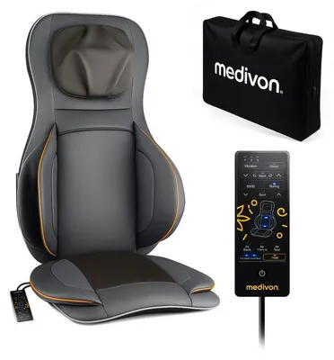 Image de Siège Massant Shiatsu Massage Cou Dos Compression d'Air Chaleur Medivon MV-COSYAIRPRO