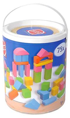 Produktbild von Holzbausteine Happy Colours 75